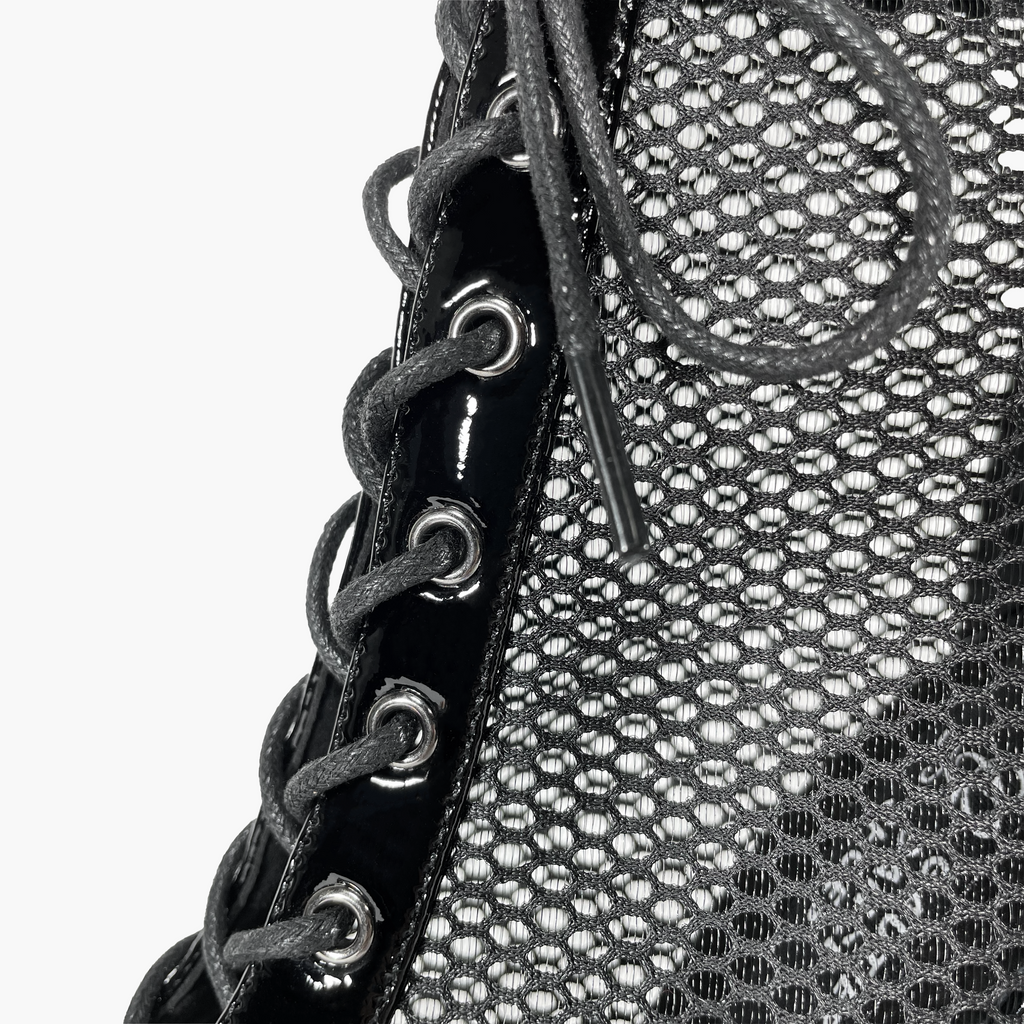 BOTÍN LEERY CHAROL NEGRO