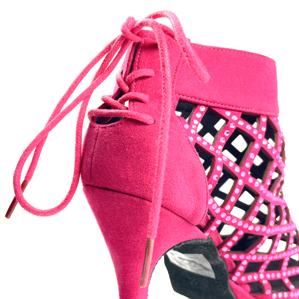 BOTÍN GRACE FUCSIA PLATAFORMA