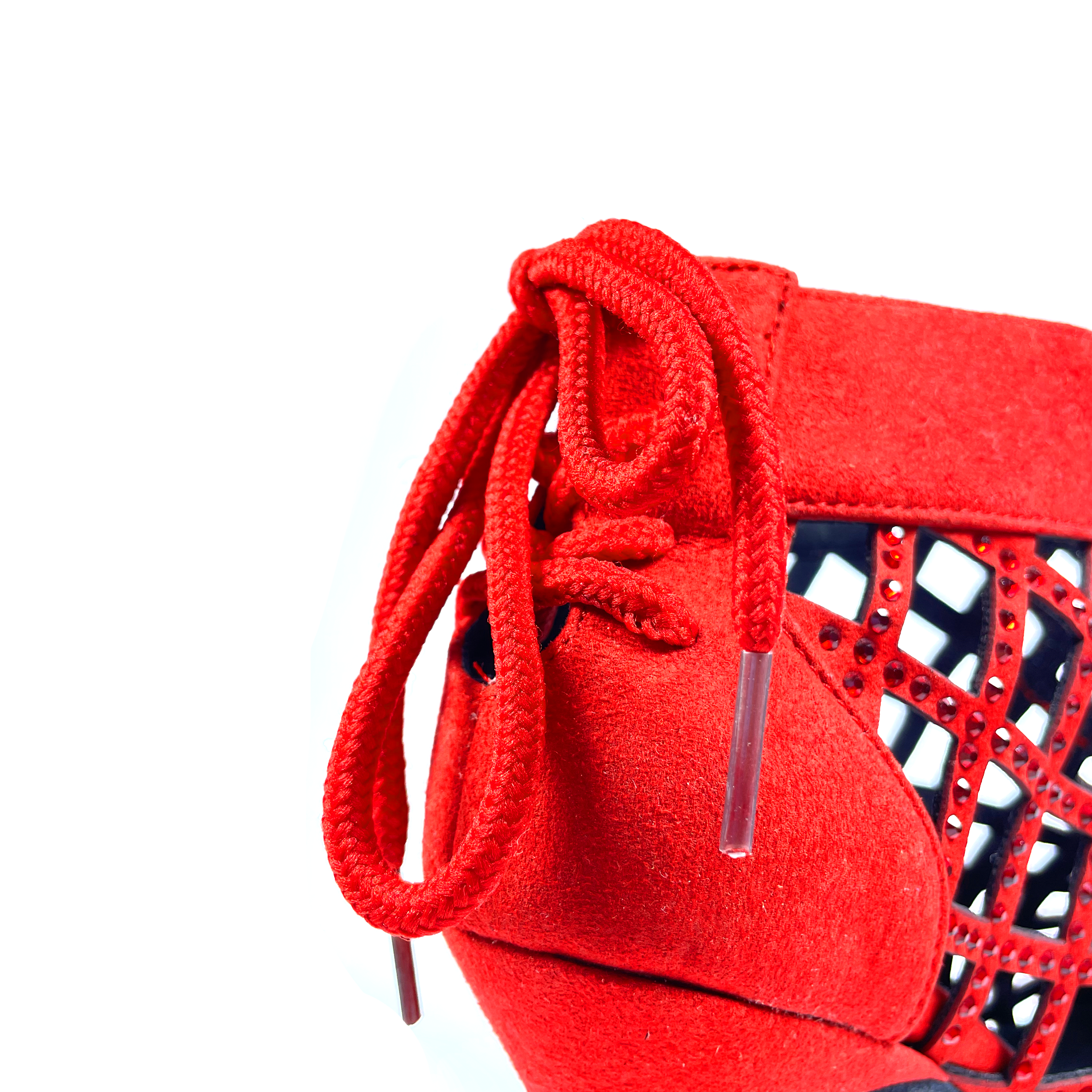 BOTÍN GRACE ROJO PLATAFORMA