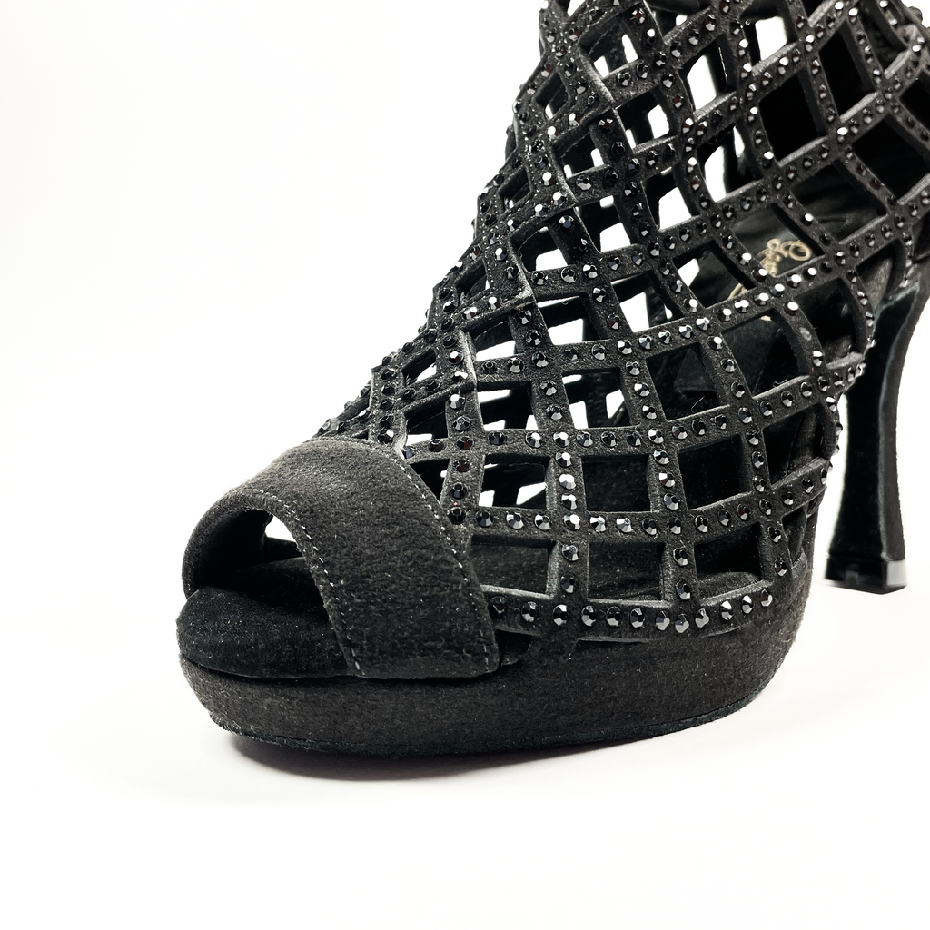 BOTÍN GRACE NEGRO PLATAFORMA